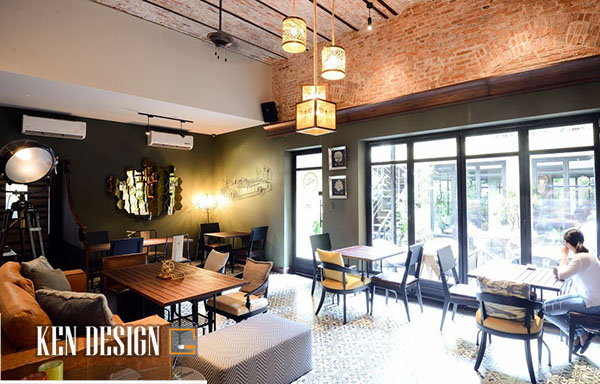 thiết kế quán cafe sân vườn